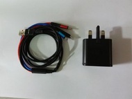 original Samsung fast charger with 3 on 1 cable