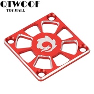 QTWOOF 2 Pcs Cooling Fan Cover, 40x40mm Aluminum Alloy Fan Cover, Durable Light Sturdy RC Cooling Fa
