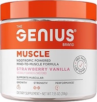 Genius Muscle Builder – Best Natural Anabolic Growth Optimizer for Men & Women | True Weight Gainer