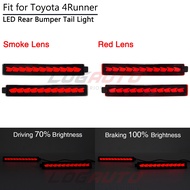 2 Pieces LED Rear Bumper Brake Tail Light Suitable for Toyota 4Runner N500 2025+ Stop Lamp w/ Turn S