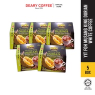 Yit Foh Musang King Durian White Coffee (Bundle of 5) [40g x 8s x 5 Box] Raja Durian 4-in-1 Instant 