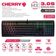Cherry MX Mechanical Gaming Keyboard Black RGB Full Keys - MX 3.0S RGB