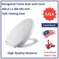 V shape Soft Close Toilet Seat Cover with Hinge Heavy Duty Durable Penutup Jampan Duduk for INNO, BA