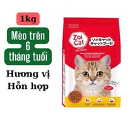 [1kg] Thức Ăn Hạt Cho Mèo ZOI CAT gói 1kg - Thức Ăn Cho Mèo Mọi Độ Tuổi ZOICAT
