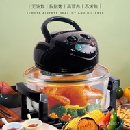 [100%authentic]Foreign Trade Export Transparent Visual Air Fryer20LLarge Capacity Glass Convection Oven Multifunctional Deep Frying Pan