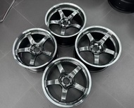正品ADVAN GT MPBP P版二手鈴 數據：19吋 9J ET25 10J ET30 5×112 成色98新 原版原漆原邊 無變形開裂修復