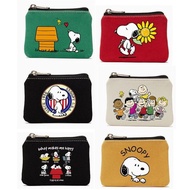 6pcs x Snoppy / Mickey Zipper Canvas Pouch