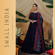 {**ส่งฟรี**} SMALL INDIA 🌷💫 Festival Wear Gown With Dupatta ชุดเซ็ท2ชิ้น 🌷💫 Ethnic Gown Dress