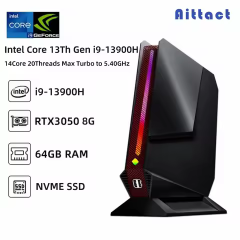 Top Sale Gaming Mini PC F10 NVIDIA RTX 4070 4060 8G Intel i9 13900HX 13900H 12900H i7 13800H Windows