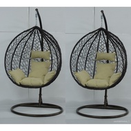 🚢Hanging Basket Single Chlorophytum Bird's Nest Swing Cushion Glider Cushion Rattan Chair Cradle Thickening Chair Cushio