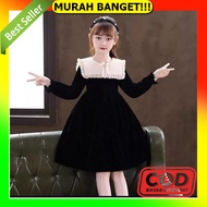 MERAH Girls' Dresses Latest Dres 2022 Teenage Girls Style Imp*Rt Christmas Christmas Red Kid Kids Pa