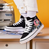 Hongxing Erke Panda Series Canvas Shoes for Women Sneaker New Autumn New Skateboard Shoes Fashion Hi