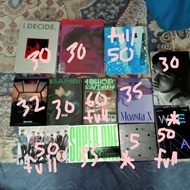 wts various kpop album (exo , btob , super m , ikon , monsta x)