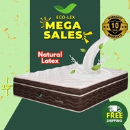 ECO-LEX Cascadium 13" Mattress Tilam Pure Latex + 5 Zone Pocket Spring + Coconut Fibre[Queen/King]