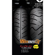 ยางนอก FUJIYAMA ลาย WINNER สำหรับ R15 / M Slaz  / CBR250 เบอร์ 110/70-17 130/70-17 TL ยางใหม่ทุกเส้น