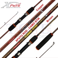 (5'6-8'0 ft) Xpuyu Camo Stik Spinning Fishing Rod
