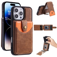 Luxury Split Magnetic Card Holder Phone Case For Google Pixel 9 9A 8 8A 7 7A Pro XL 6A 5G 4G Busines
