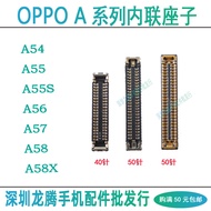 สายแสดง OPPO A58X A57 Mainboard Display Seat A56 Tail Socket A55S A54 Row Line Connection Seat Digit