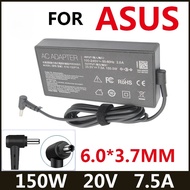 20V 7.5A 150W 6.0*3.7mm Charger AC Notebook laptop adapter For ASUS Rog FX95D VX60G TUF Gaming A15 F