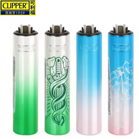 Clipper Metal Lighter Mini Inflatable Lighter Grinding Wheel Igniter Smoking Tool Clipper Lighter Ho