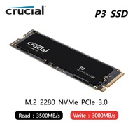 Crucial SSD P3 NVME M2 PCIe 4.0 P2 PCIe 3.0 P3P 500GB 1TB 2TB 4T P5 PLUS SSDs M.2 2280 Internal Solid State Drives 1T hard drive