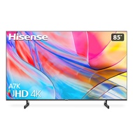 Hisense A7K Smart TV 85 inch | Dolby Vision Atmos | HDR 10+ | ALLM + MEMC Smooth Motion + Pixel Tuning | Wide Colour Gamut | Wide Viewing Angle | UHD 4K AI Smart TV | Bluetooth Remote | Dual Wifi 2.4/5G