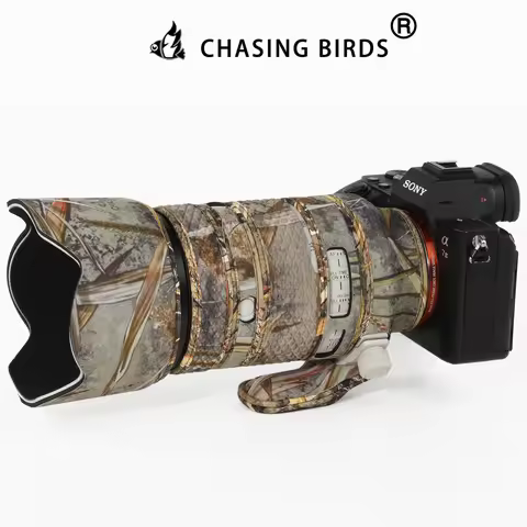 CHASING BIRDS camouflage lens coat for Sony FE 70-200mm F4 Macro G OSS II waterproof and rainproof e