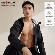 Sauna Suit for Men Fitness, Sauna Jacket for Workout, Men Gym Coat, Quick Sweating Hooded Jacket, Mu
