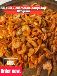 EBI UDANG KERING ASLI 100gr / EBI CANGKANG