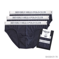 BEVERLY HILLS POLO CLUB SIGNATURE "BEVERLY HILLS POLO CLUB" ELASTIC WAISTBANDกางเกงชั้นในชายรุ่น BA6