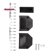 OBD2 OBD II 16 pin connector socket Diagnostic Tool Adapter OBD connector + Enclosures + Terminal + 