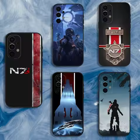 N7 M-Mass Effect Game Phone Case For Samsung S25,S24,S21,S22,S23,S30,Ultra,S20,Plus,Fe,Lite,Note,10,