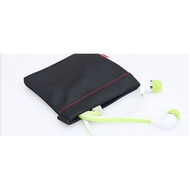 PU Leather Earpiece / Headphone Soft Holder / Earpiece Organiser/ Handphone Storage Pouch