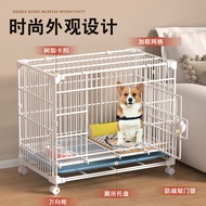 Wheeled Indoor Small Dog Dog Cage Iron Cage Transport Cage Stackable Pet Kennel Dog Villa Dog Cage