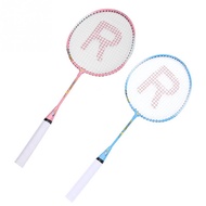 2Colors Kids Teenager Cartoon Badminton Racket Durable Ferroalloy Light-weight Badminton Racket Racq