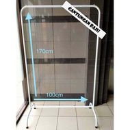 White goal hanger 100 wide