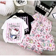 Children's outfit Set, long shirt and shorts Set for girls from 14-44kg PHONE model (V)