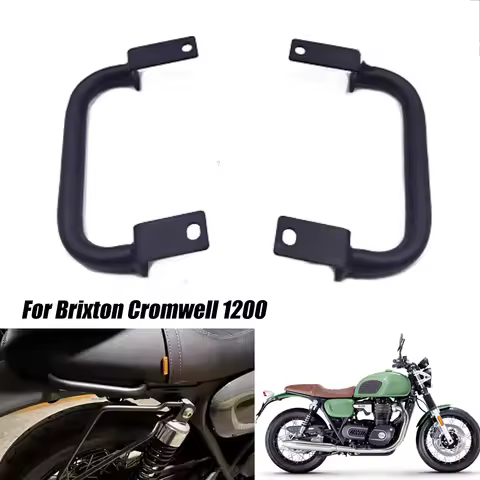 Motorcycle Rear Passenger Handgrips Grab Bar Seat Backrest Handle Armrest For Brixton Cromwell 1200 
