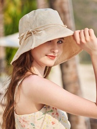 1頂運動防曬帽,萬能寬邊圓頂帽,釣魚帽適用於海灘和旅行時尚優雅