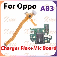 For Oppo A83 Charging Port Flex Cable USB Dock Connector Motherboard Phone Replacement Part Installa