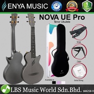 Enya Nova UE Pro 26 Inch Carbon Fiber Tenor Ukulele with EQ and Gig Bag