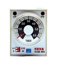 Fotek Timer 工業計時器 定時器 計時器 H3B-M6 6S~60M AC110V AC220V + Y-40