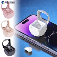 NOBELJIAOO 1PC Mini Sleep Bluetooth Headset In-Ear With Charging Case Invisible Sports Business Head