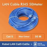 50m / 50Meter RJ45 UTP Cat5 Ethernet LAN Cable Blue Cat5 LAN Cable