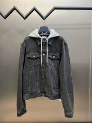 Celine 賽琳 字母印花連帽牛仔外套