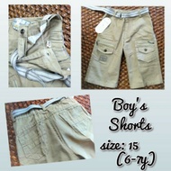 OFFER Boy's Shorts with belt