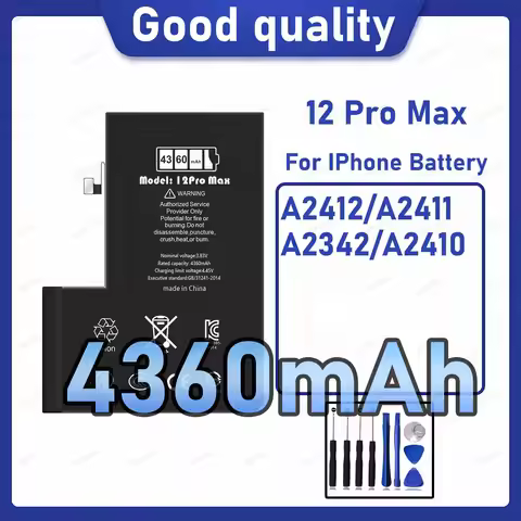 4360mAh Diagnostic Battery show genuine part no pop up message for iPhone 12 Pro Max battery