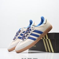 Adidas Samba x Wales Bonner White Blue Suede Sneakers