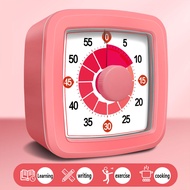 Visual Timer Silent Movement Colorful Dial Countdown 60-minute Timer For Kitchen Cooking Homework Se