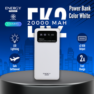 [Best Selling] Energy Premium EK2-V1 Powerbank 20000mah พาวเวอร์แบงค์ เพาเวอร์แบงค์ มีไฟฉาย จอLEDบอกสถานะแบตเตอรี่คงเหลือ